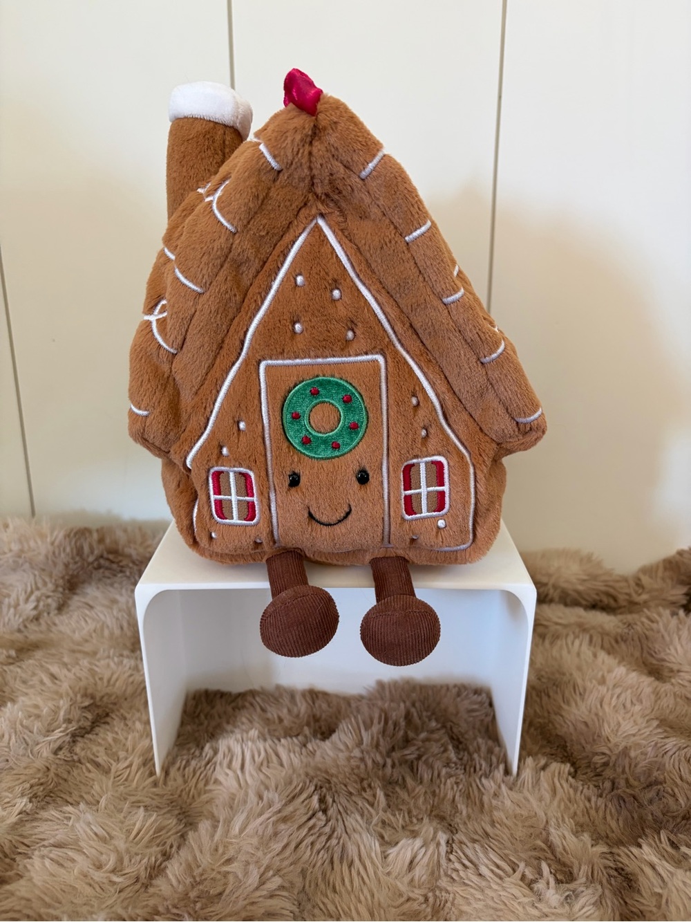 Jellycat Amuseables Gingerbread House - NWT